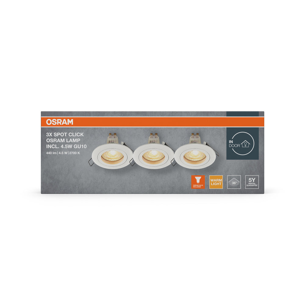 LED downlight 4.50W IP20 2700K 36° – zápustné LED svietidlo OSRAM