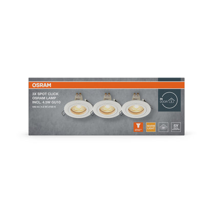 LED downlight 4.50W IP20 2700K 36° – zápustné LED svietidlo OSRAM