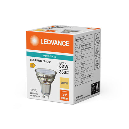 LED downlight 3.1W IP20 3000K 120° – zápustné LED svietidlo LEDVANCE