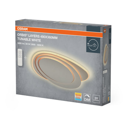 LED stropné svietidlo 50W IP20 6000K 400° – stropné LED svietidlo OSRAM