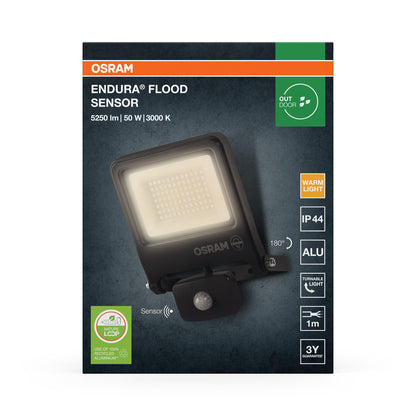 LED reflektor 50W IP44 3000K 110° – vonkajšie LED svietidlo OSRAM