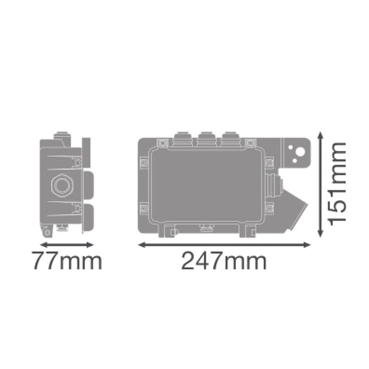 LED reflektor IP66 – vonkajšie LED svietidlo LEDVANCE