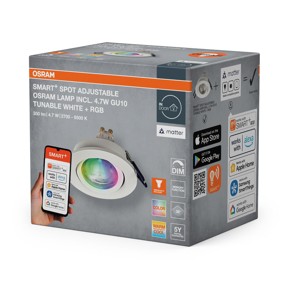 LED downlight 4.70W IP20 6500K 36° – zápustné LED svietidlo OSRAM