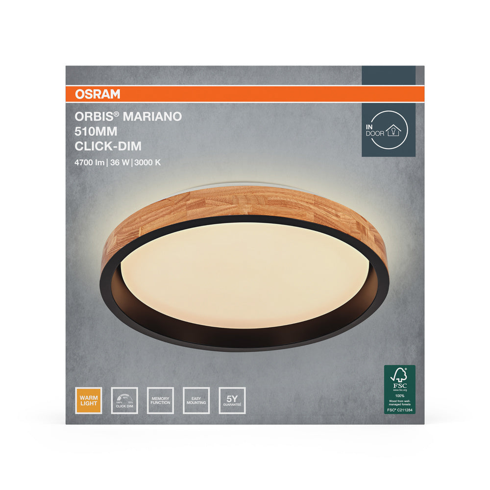 LED stropné svietidlo 36W IP20 3000K – stropné LED svietidlo OSRAM