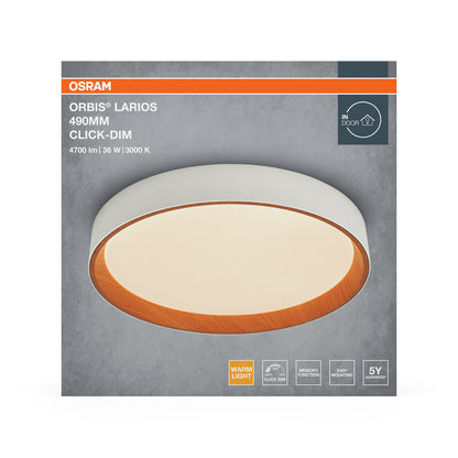 LED stropné svietidlo 36W IP20 3000K – stropné LED svietidlo OSRAM