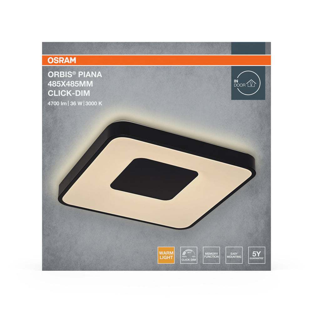 LED stropné svietidlo 36W IP20 3000K – stropné LED svietidlo OSRAM
