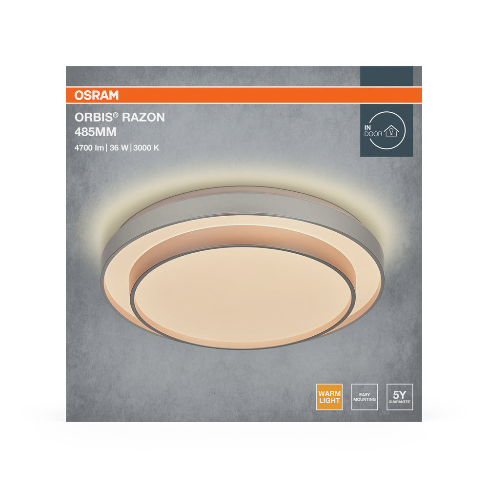LED stropné svietidlo 36W IP20 3000K – stropné LED svietidlo OSRAM