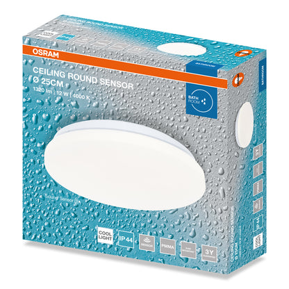 LED stropné svietidlo 12W IP44 4000K 120° – stropné LED svietidlo OSRAM