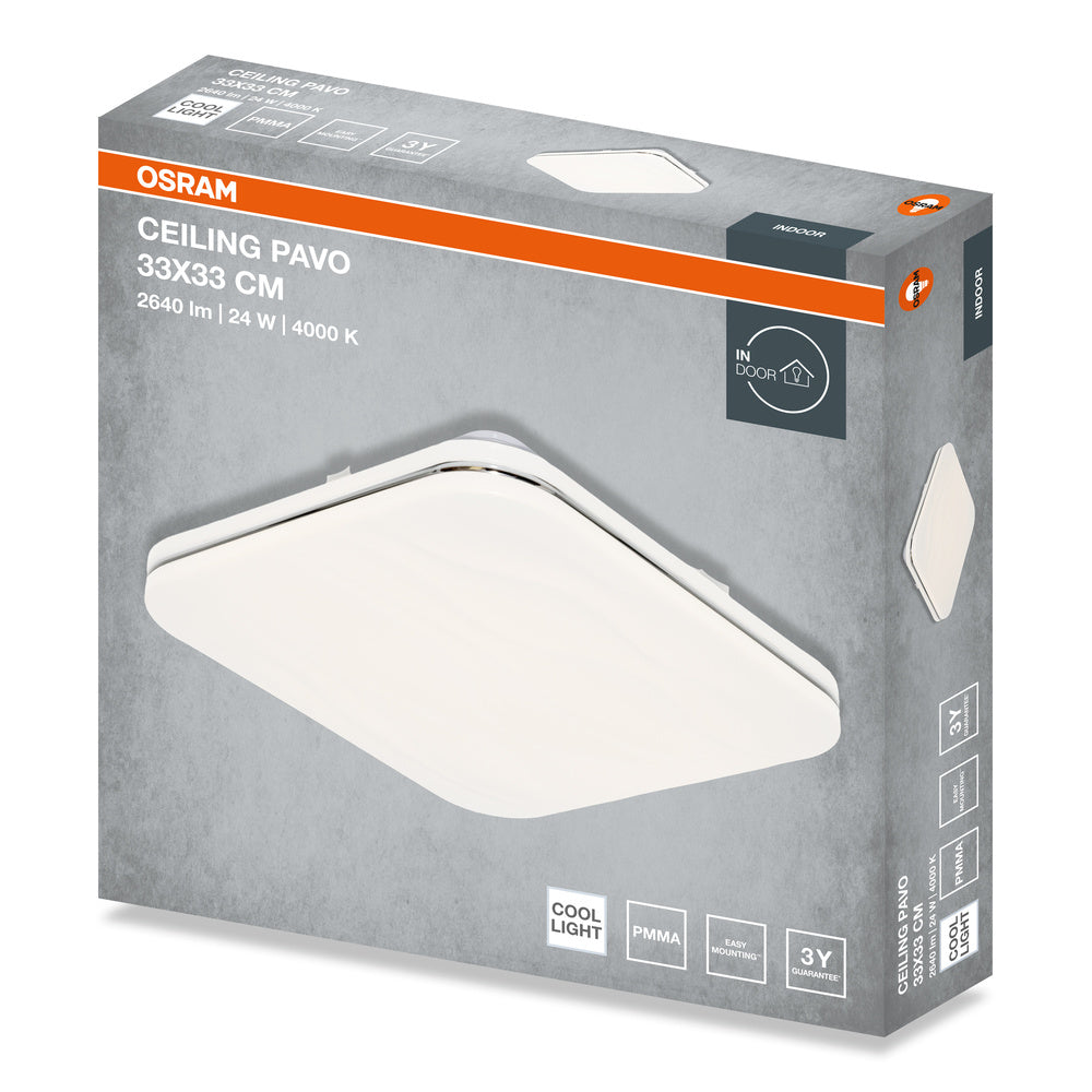 LED stropné svietidlo 24W IP20 4000K 120° – stropné LED svietidlo OSRAM