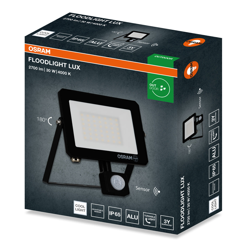 LED reflektor 30W IP65 4000K 105° – vonkajšie LED svietidlo OSRAM