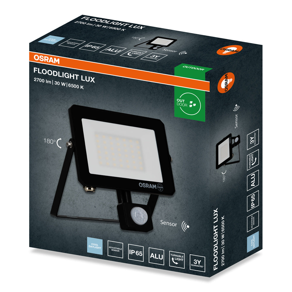 LED reflektor 30W IP65 6500K 105° – vonkajšie LED svietidlo OSRAM
