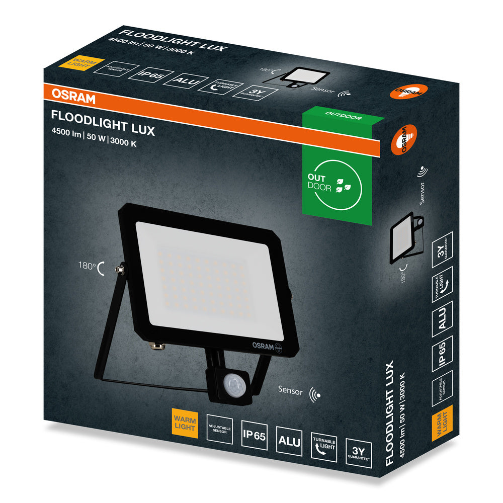 LED reflektor 50W IP65 3000K 105° – vonkajšie LED svietidlo OSRAM