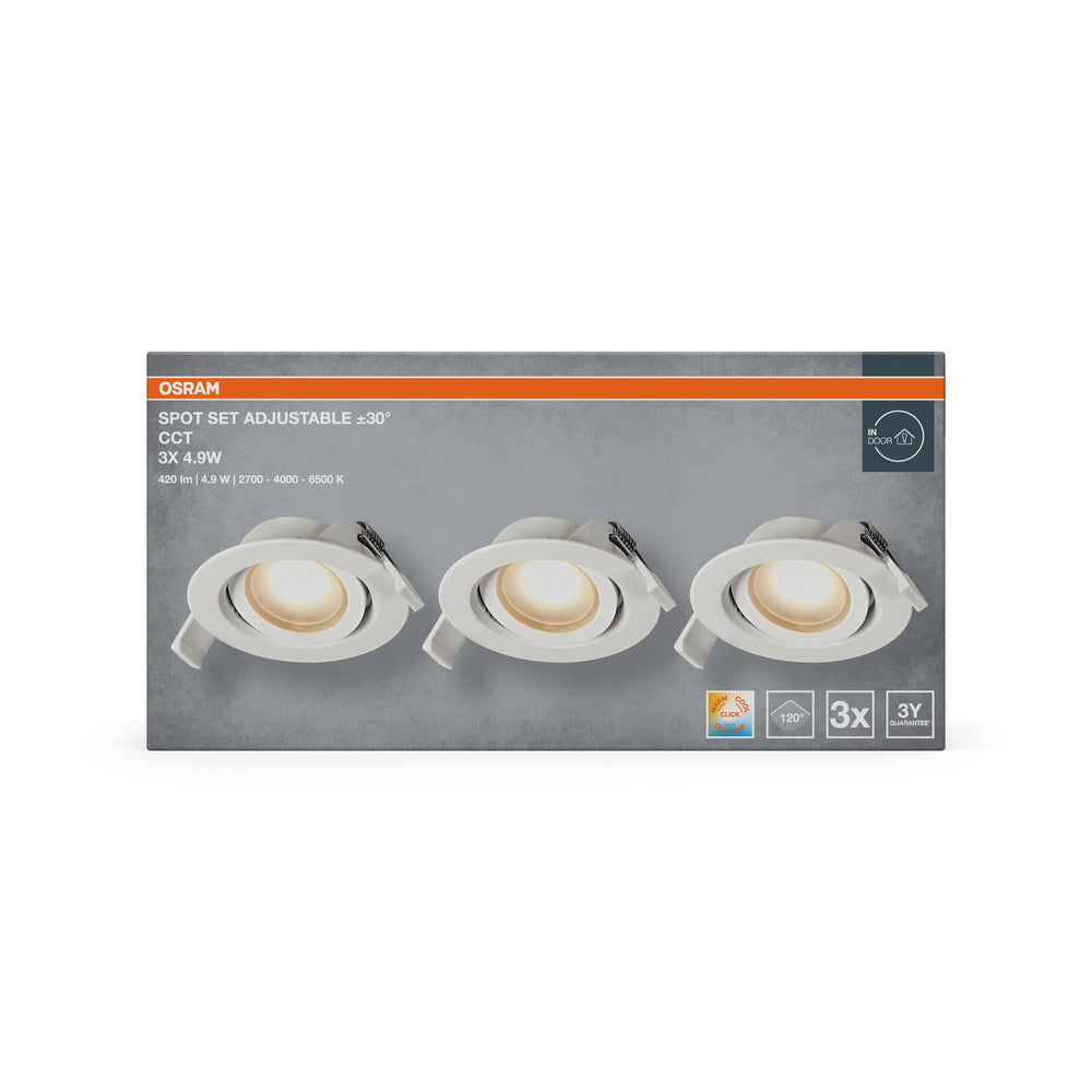 LED stropné svietidlo 4.90W IP20 2700K 120° – stropné LED svietidlo OSRAM