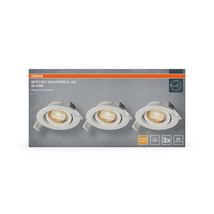 LED stropné svietidlo 4.90W IP20 2700K 36° – stropné LED svietidlo OSRAM