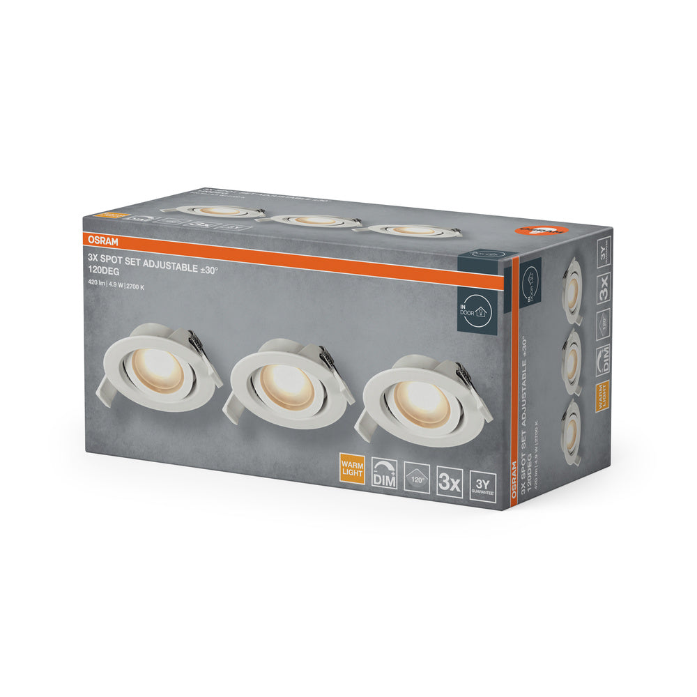 LED stropné svietidlo 4.90W IP20 2700K 120° – stropné LED svietidlo OSRAM