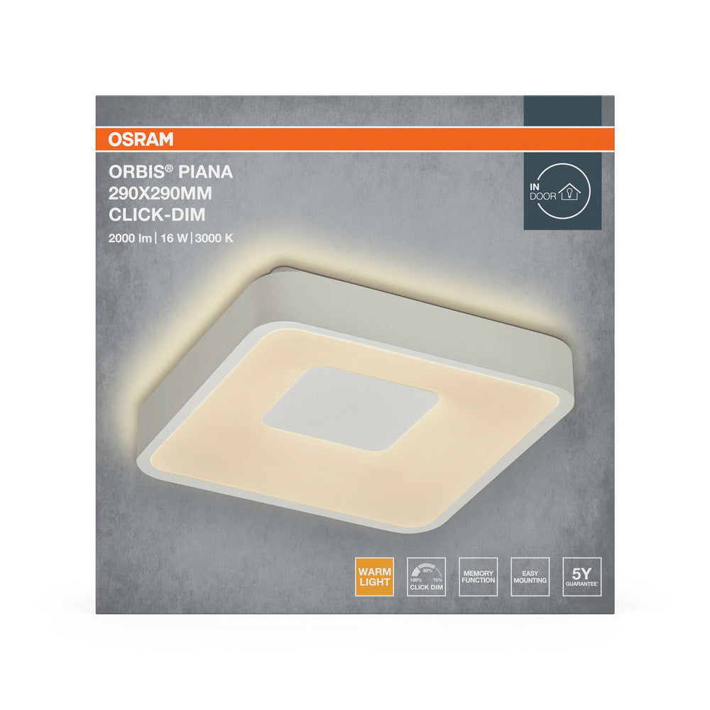LED stropné svietidlo 16W IP20 3000K – stropné LED svietidlo OSRAM