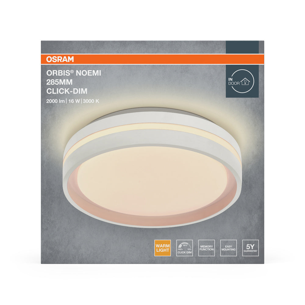 LED stropné svietidlo 16W IP20 3000K – stropné LED svietidlo OSRAM