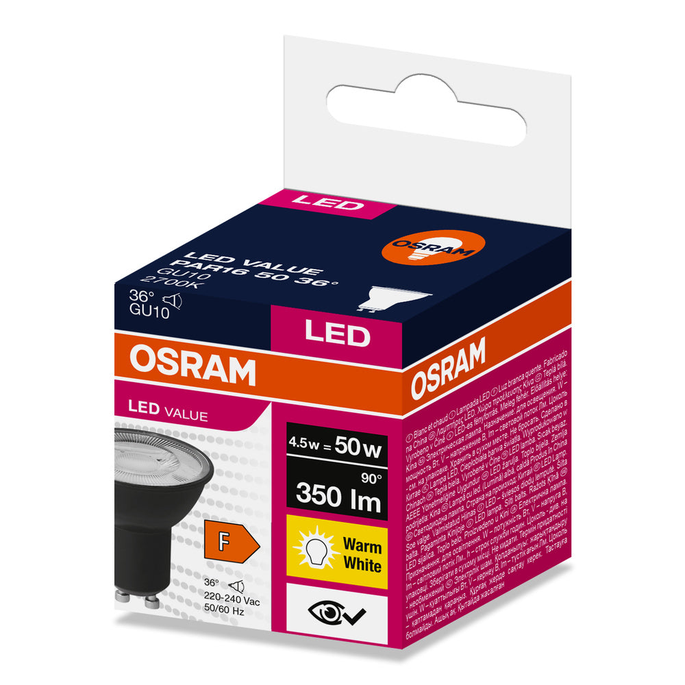 LED downlight 4.5W IP20 2700K 36° – zápustné LED svietidlo OSRAM