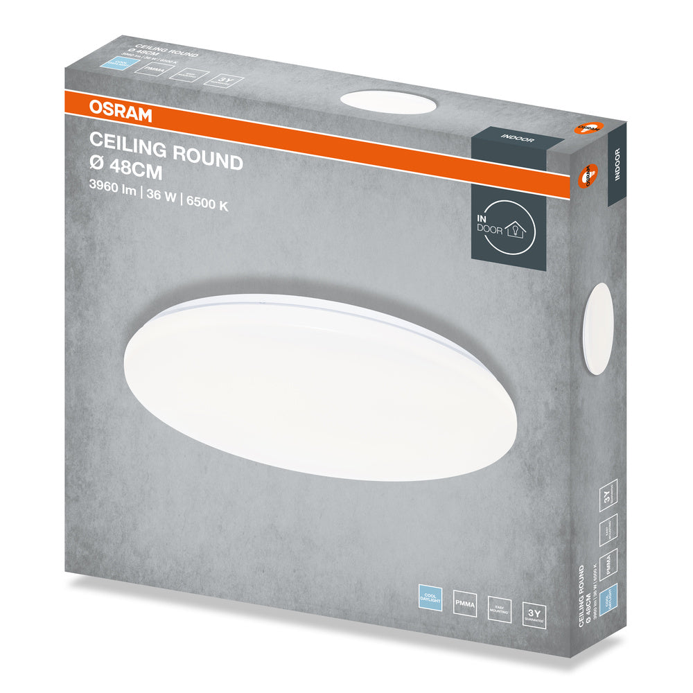 LED stropné svietidlo 36W IP20 6500K 120° – stropné LED svietidlo OSRAM