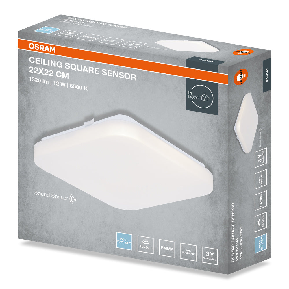 LED stropné svietidlo 12W IP20 6500K 120° – stropné LED svietidlo OSRAM