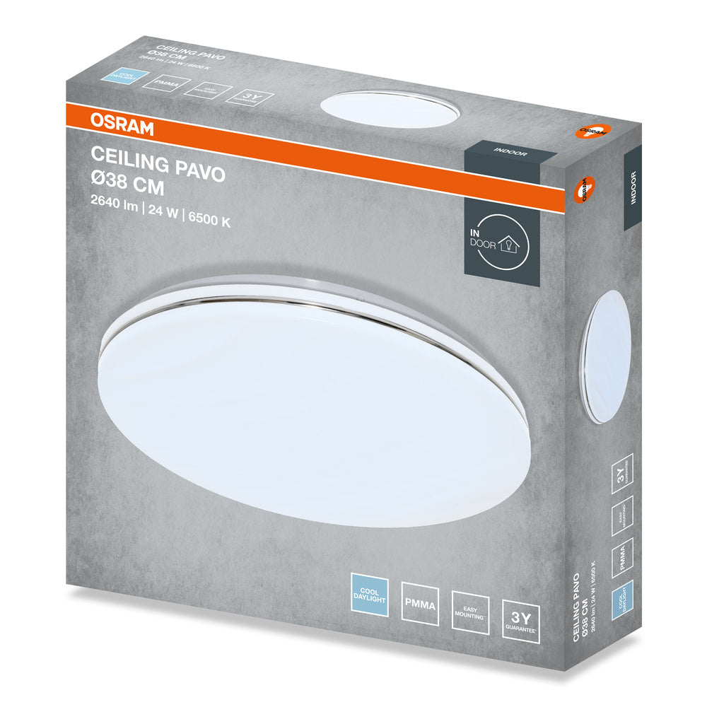 LED stropné svietidlo 24W IP20 6500K 120° – stropné LED svietidlo OSRAM