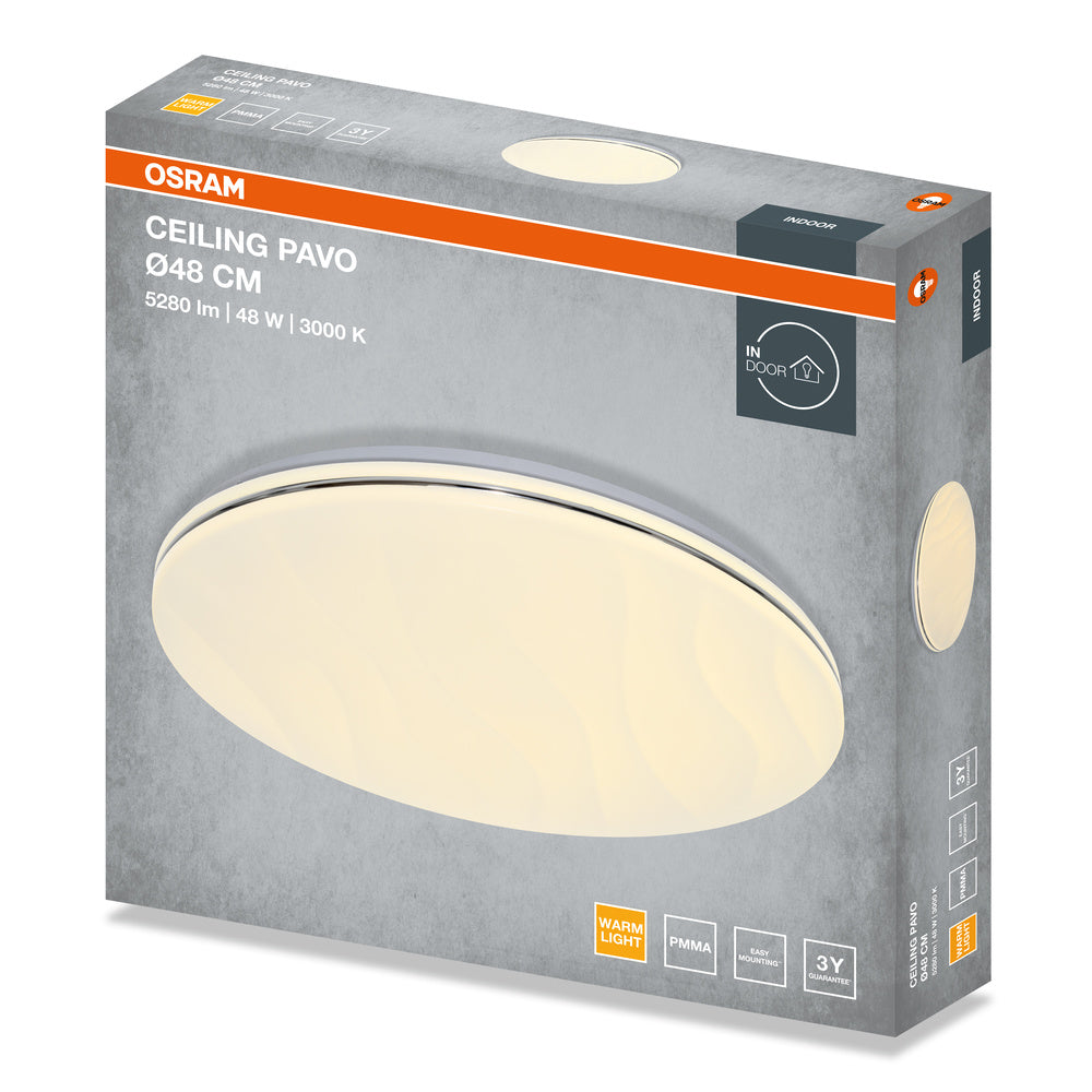 LED stropné svietidlo 48W IP20 3000K 120° – stropné LED svietidlo OSRAM
