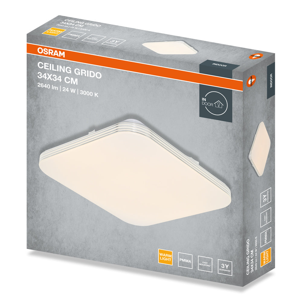 LED stropné svietidlo 24W IP20 3000K 120° – stropné LED svietidlo OSRAM