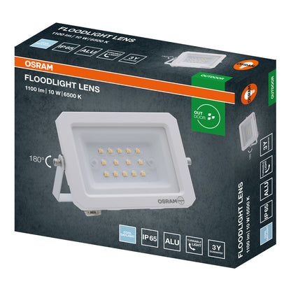 LED reflektor 10W IP65 6500K 110° – vonkajšie LED svietidlo OSRAM