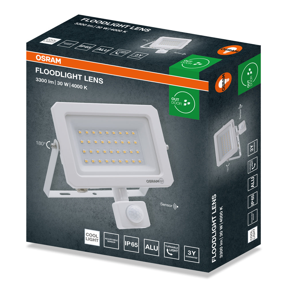 LED reflektor 30W IP65 4000K 110° – vonkajšie LED svietidlo OSRAM