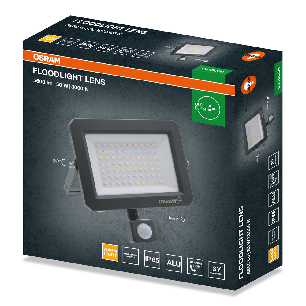LED reflektor 50W IP65 3000K 110° – vonkajšie LED svietidlo OSRAM