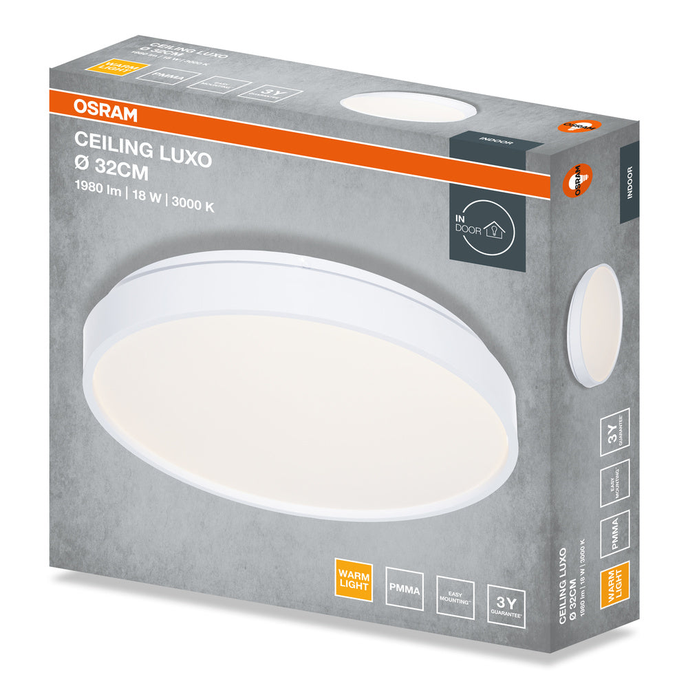 LED stropné svietidlo 18W IP20 3000K 120° – stropné LED svietidlo OSRAM