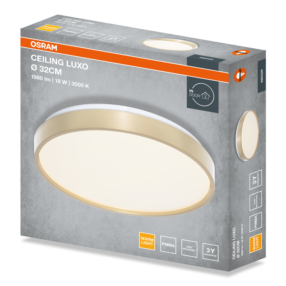 LED stropné svietidlo 18W IP20 3000K 120° – stropné LED svietidlo OSRAM