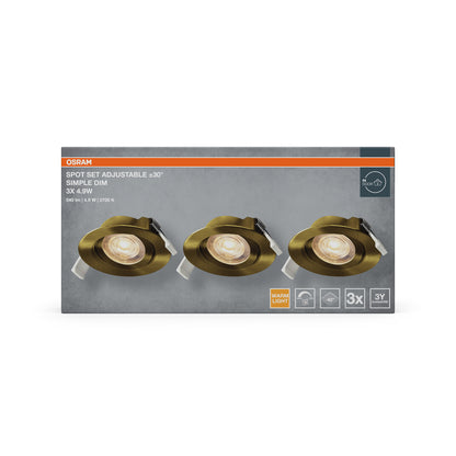 LED stropné svietidlo 4.90W IP20 2700K 40° – stropné LED svietidlo OSRAM
