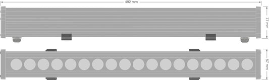 LED nástenné svietidlo 18W IP66 4000K 10° – nástenné LED svietidlo LEDVANCE