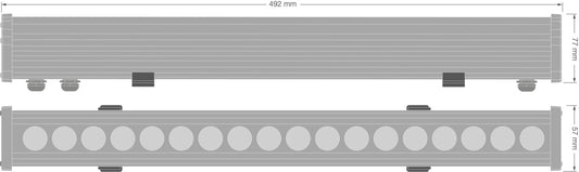LED nástenné svietidlo 18W IP66 4000K 10° – nástenné LED svietidlo LEDVANCE