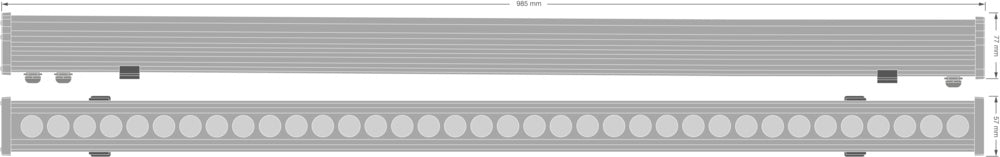 LED nástenné svietidlo 36W IP66 4000K 30° – nástenné LED svietidlo LEDVANCE