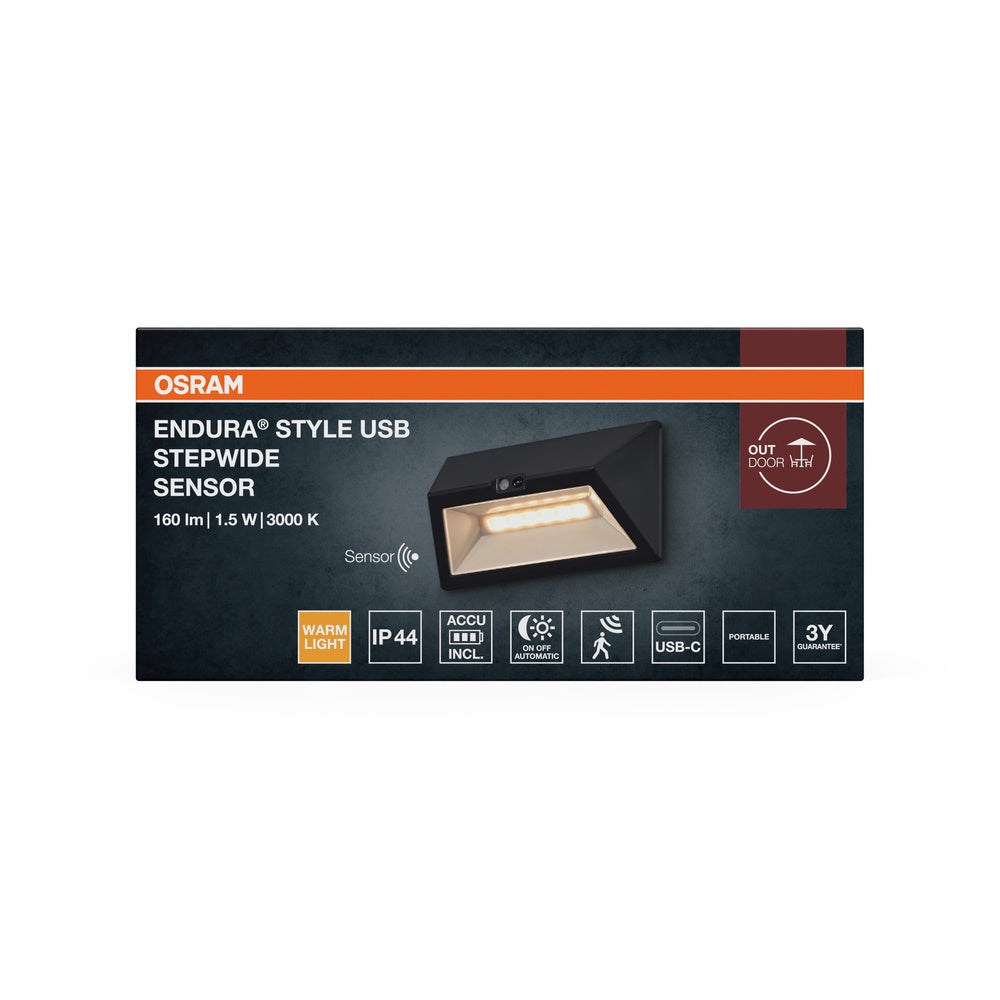 LED nástenné svietidlo 1.50W IP44 3000K 55° – nástenné LED svietidlo OSRAM