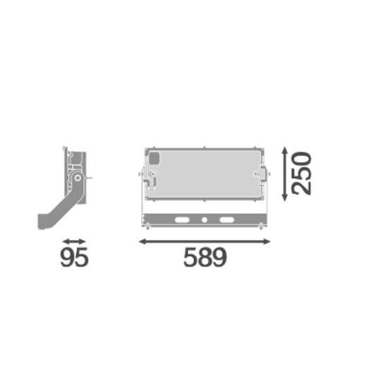 LED reflektor 600W IP66 5700K 45° – vonkajšie LED svietidlo LEDVANCE