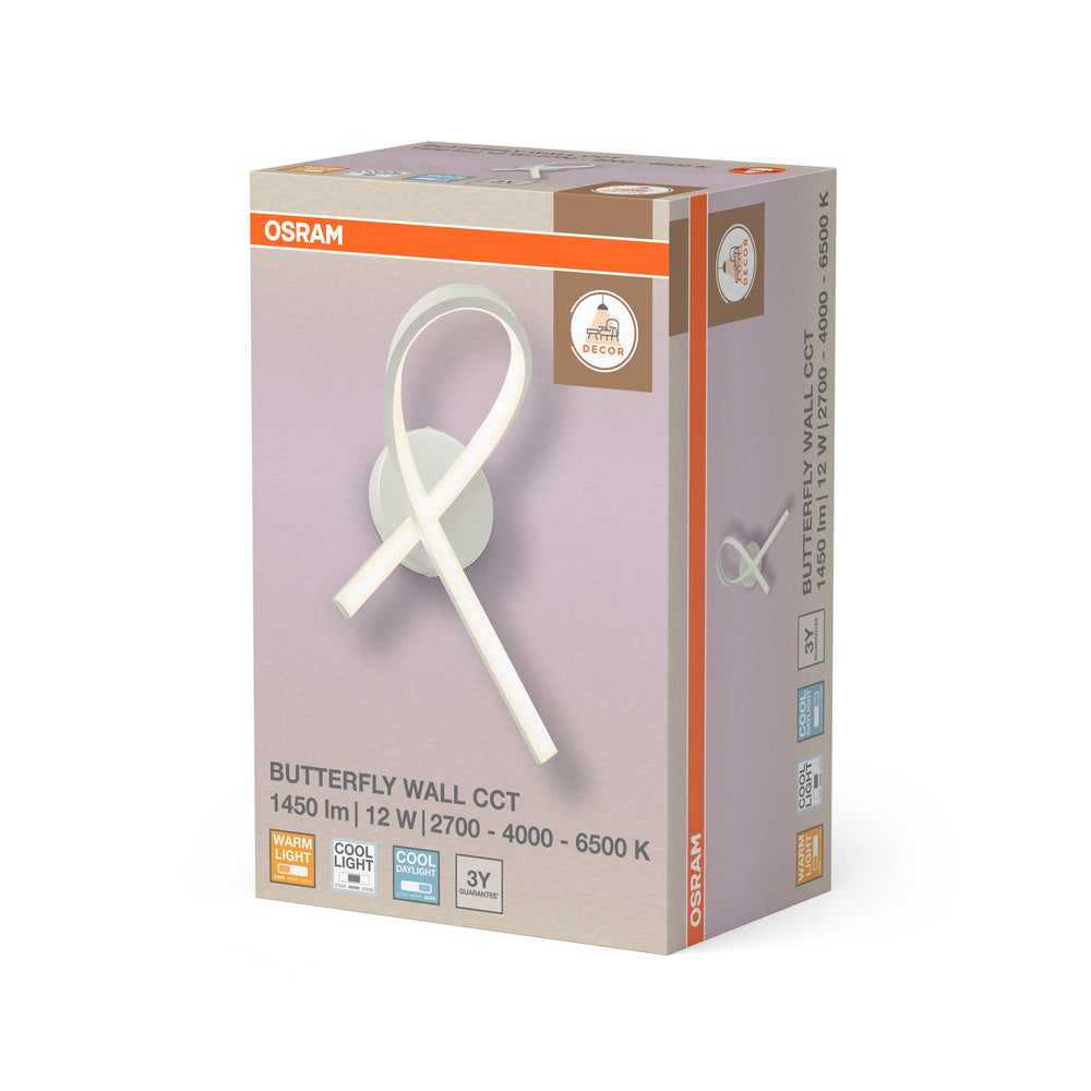 LED nástenné svietidlo 12W IP20 2700K 124° – nástenné LED svietidlo OSRAM