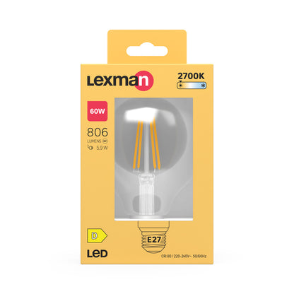 LED stropné svietidlo 5.9W IP20 2700K 330° – stropné LED svietidlo LEXMAN