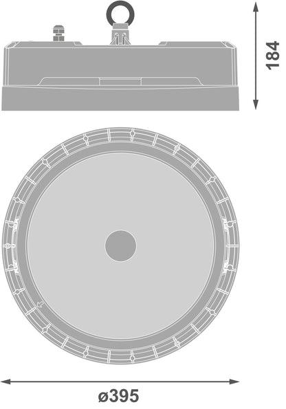 LED High Bay 195W IP66 5700K 60° – priemyselné LED svietidlo LEDVANCE
