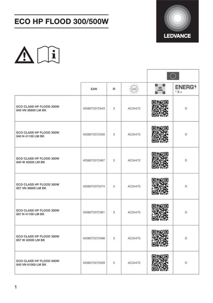 LED reflektor 300W IP66 – vonkajšie LED svietidlo LEDVANCE