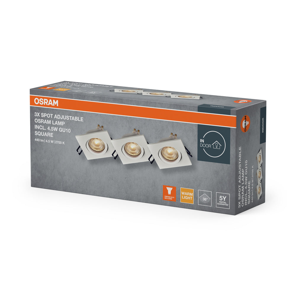LED downlight 4.50W IP20 2700K 36° – zápustné LED svietidlo OSRAM