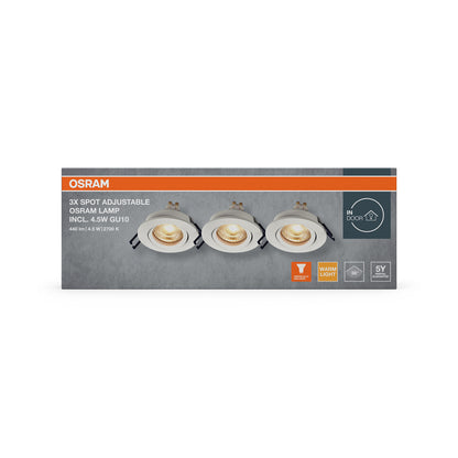 LED downlight 4.50W IP20 2700K 36° – zápustné LED svietidlo OSRAM