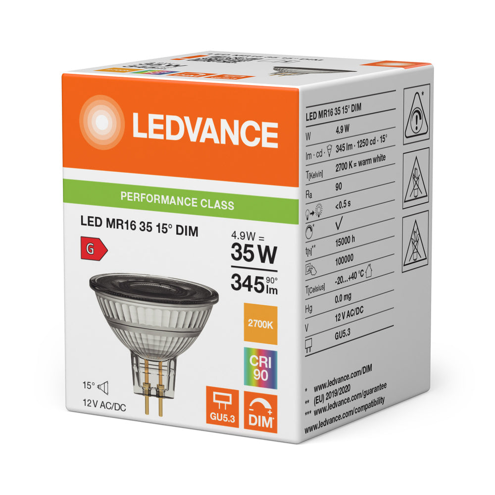 LED stropné svietidlo 4.9W IP20 2700K 15° – stropné LED svietidlo LEDVANCE