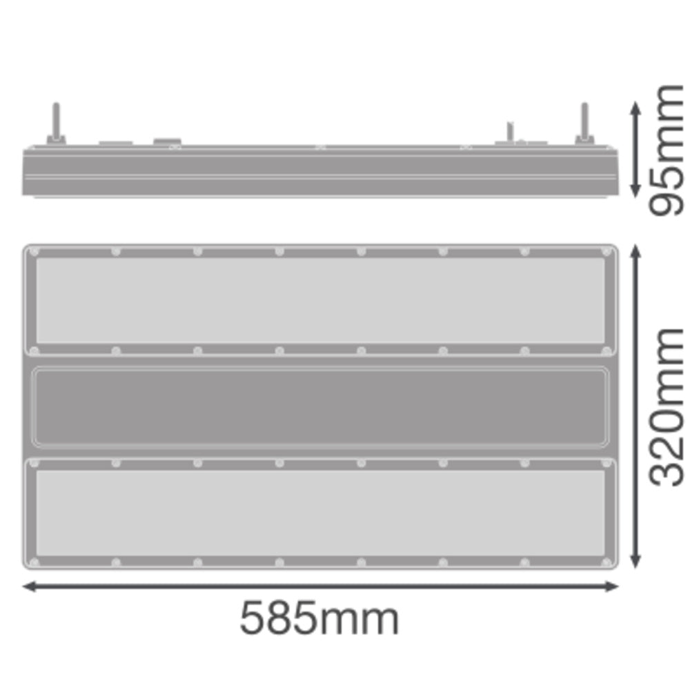 LED High Bay 240W IP66 4000K 35° – priemyselné LED svietidlo LEDVANCE