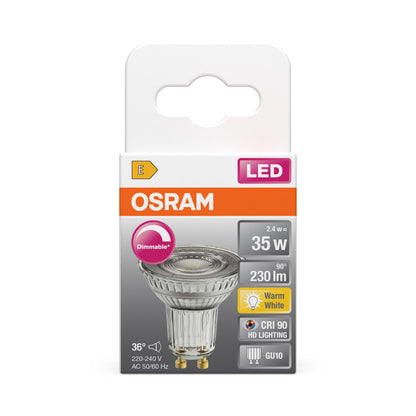 LED downlight 2.4W IP20 2700K 36° – zápustné LED svietidlo OSRAM