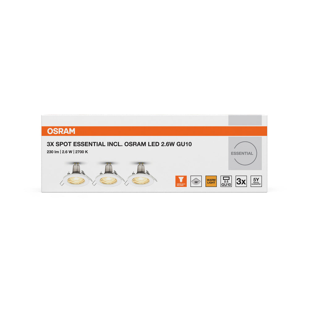 LED downlight 2.60W IP20 2700K 36° – zápustné LED svietidlo OSRAM