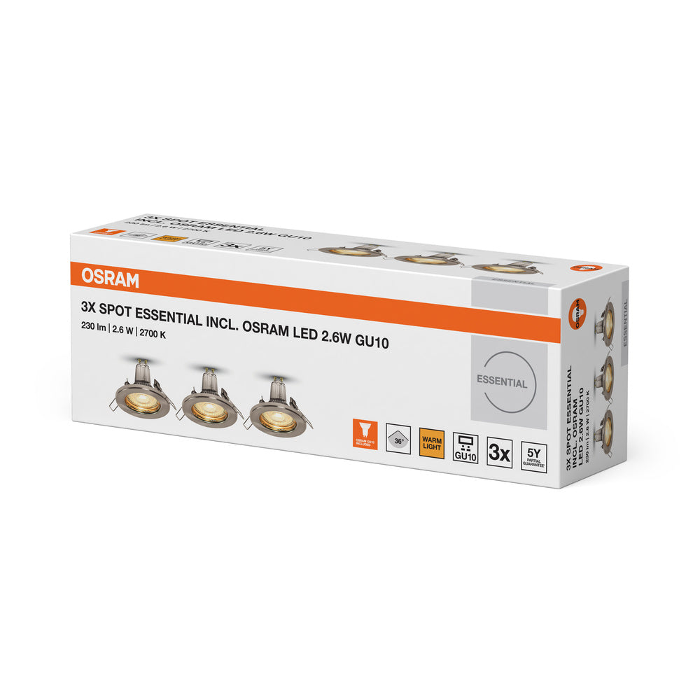 LED downlight 2.60W IP20 2700K 36° – zápustné LED svietidlo OSRAM