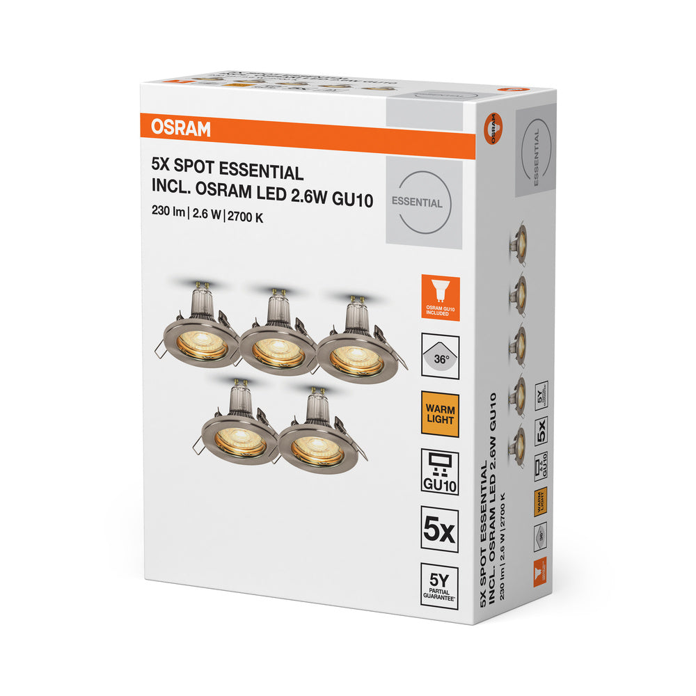 LED downlight 2.60W IP20 2700K 36° – zápustné LED svietidlo OSRAM
